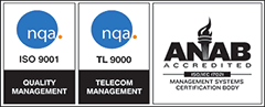 ISO 9001 Quality Managment & TL 9000 Telecom Management - ANAB Accredited Certification